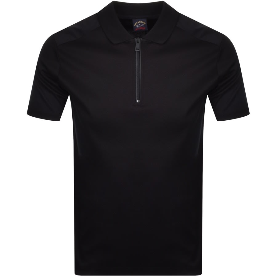Alternative Image for ProductPaul And Shark Short Sleeve Polo T Shirt Black1